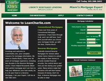 Tablet Screenshot of loancharlie.com
